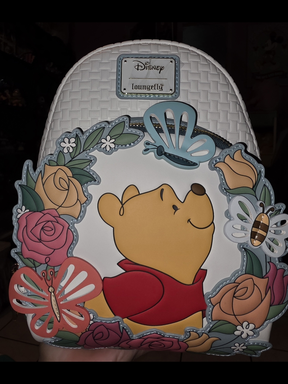 Brand New! Loungefly Disney Winnie the Pooh Floral Mini Backpack